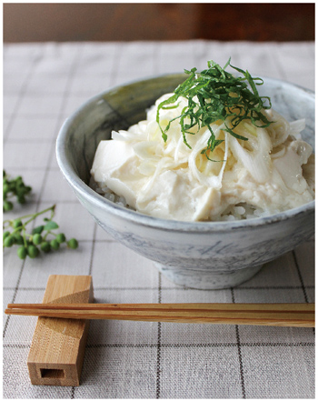 さっぱりおぼろ豆腐ごはん