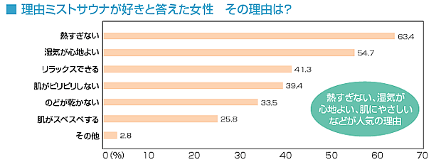 理由：ミストサウナ